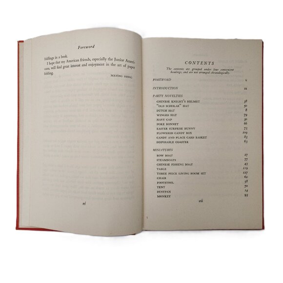 The Art Of Chinese Paper Folding for Young & Old 1948HC by Maying Soong - Picture 7 of 8